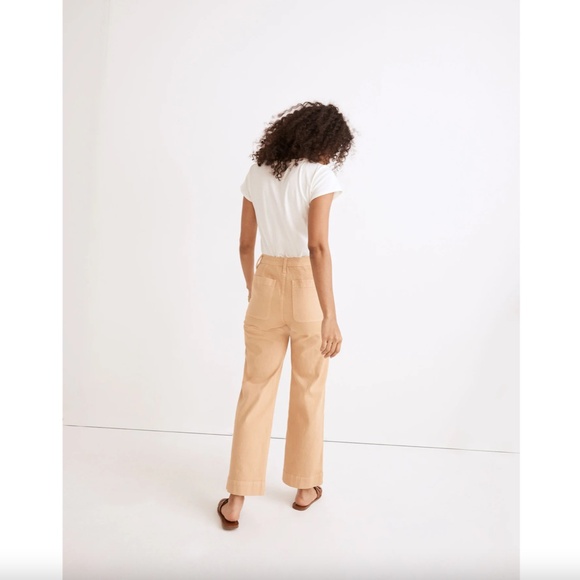 Madewell The Perfect Vintage Wide-Leg Pant in Desert Dune Size 26 - Picture 7 of 8